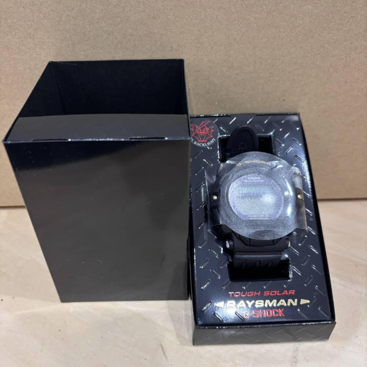 【O-5064】CASIO G-SHOCK DW-9300BM-1T カシオ ジーショック デジタル時計 ブラック RAYSMAN ソーラー時計