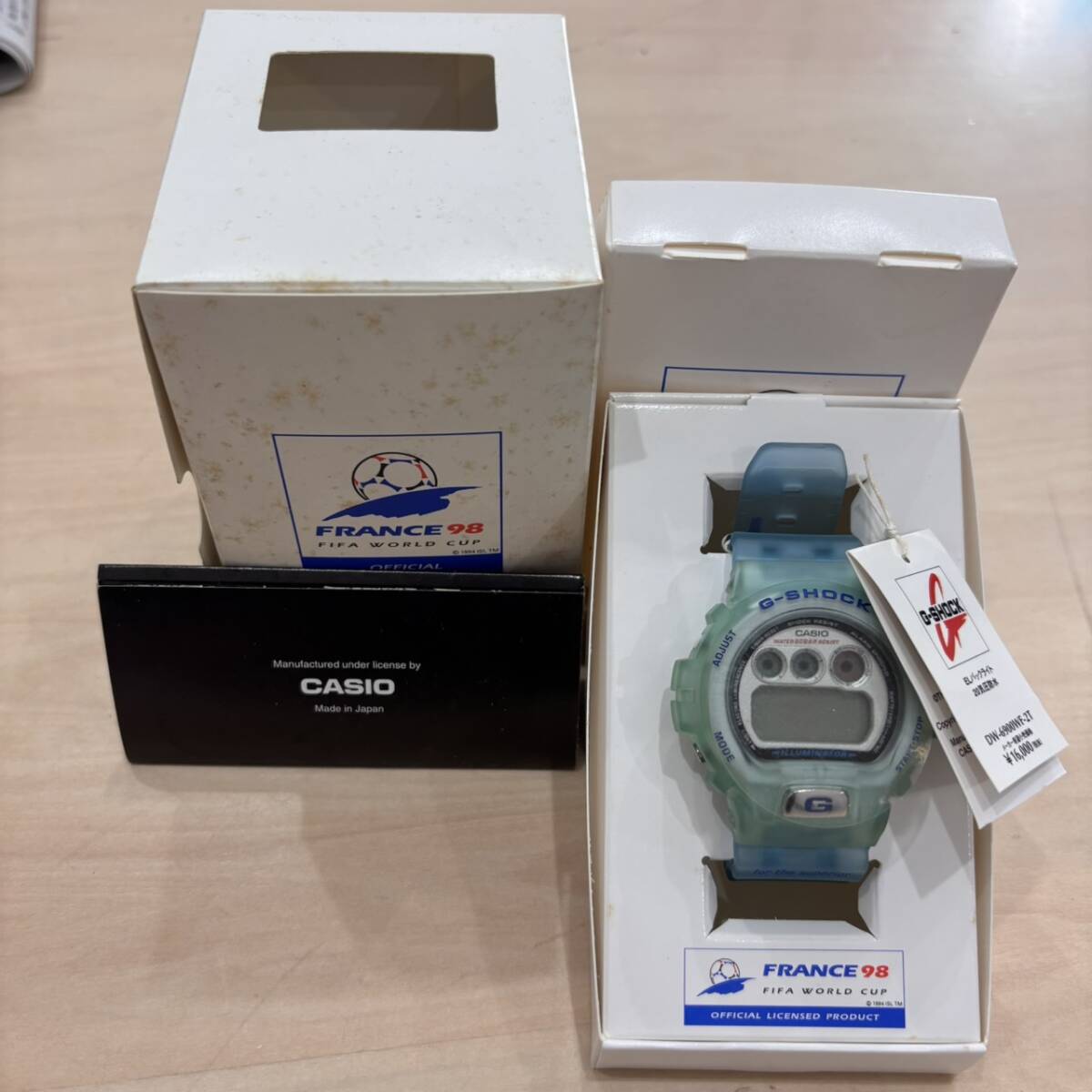 【O-5081】G-SHOCK DW-6900WF-2T CASIO 20気圧防水 ELバックライト 水色 カシオ ジーショック 腕時計 ファッション 通電動作未確認