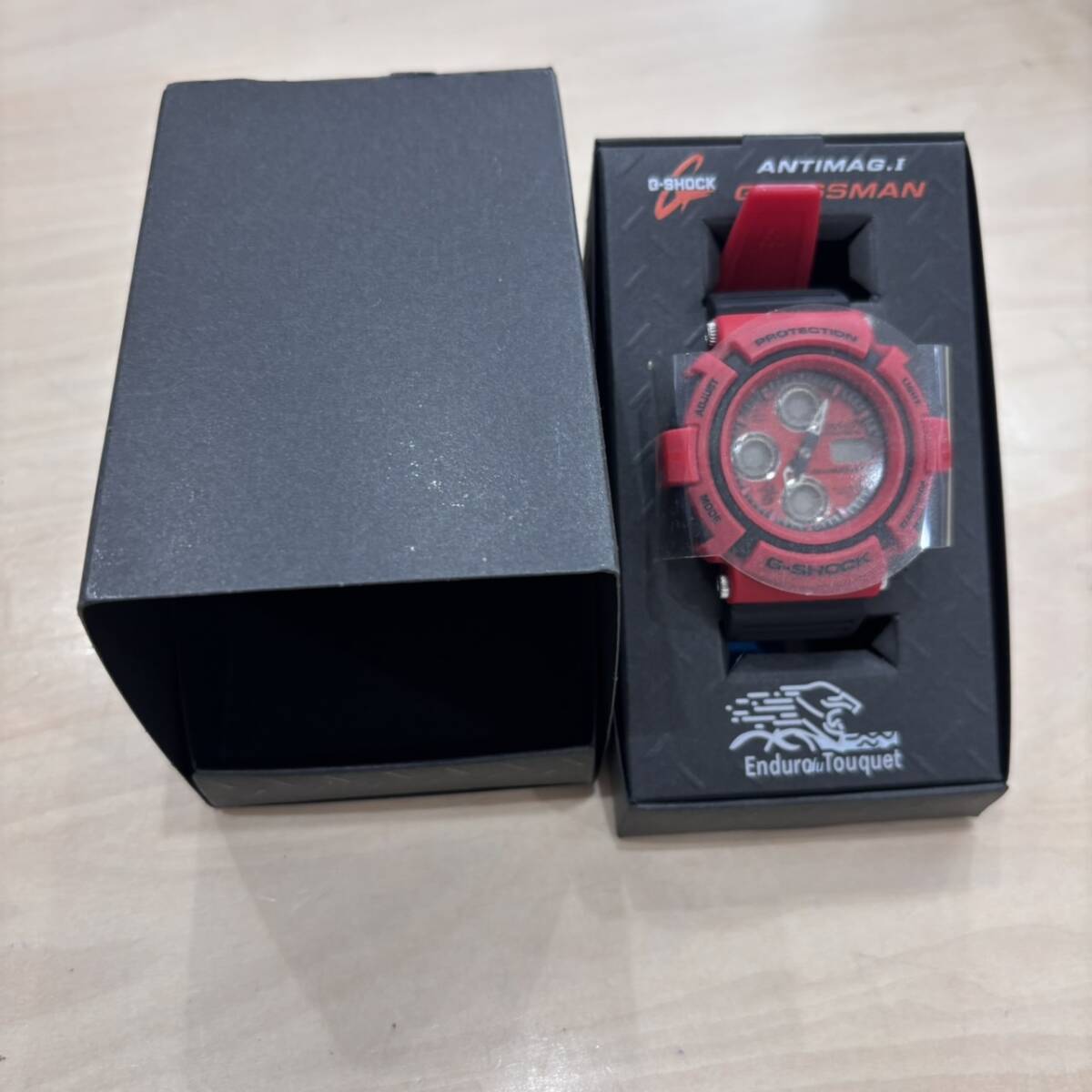 【O-5063】G-SHOCK GAUSSMAN CASIO ジーショック ガウスマン カシオ AW-571E4A3T 通電動作未確認