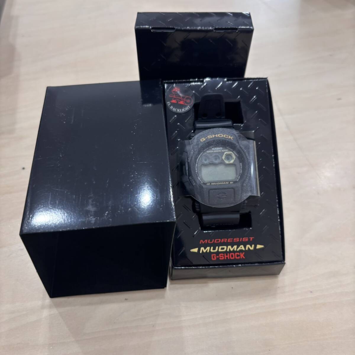 【O-5076】CASIO G-SHOCK MUDMAN DW-8400BM-1T カシオ ジーショック マッドマン 黒 腕時計 ラバー 通電動作未確認