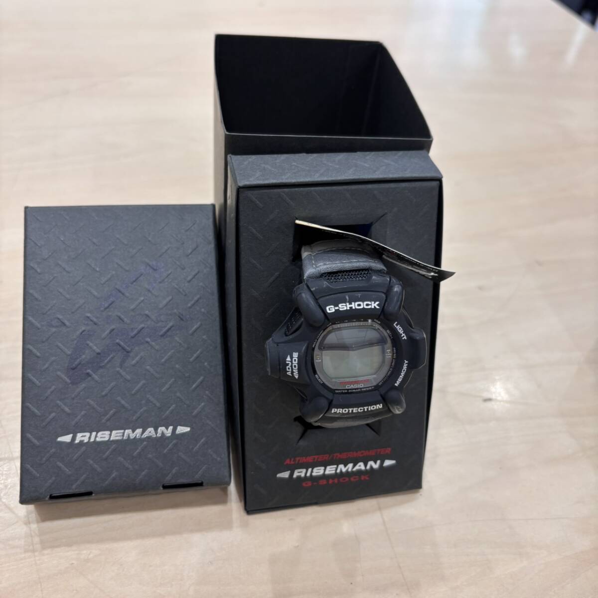 【O-5054】CASIO G-SHOCK カシオ ジーショック DW-9100ZJ-1T 腕時計 RISEMAN ライズマン ブラック 通電動作未確認