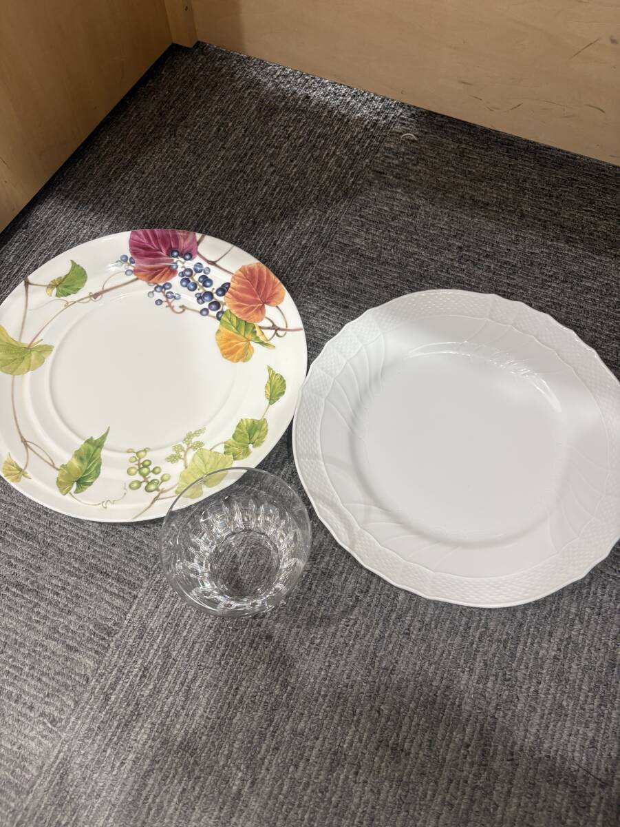 【O-5032】お皿おまとめ ノリタケ 4681 郷愁果 リチャードジノリ ESBS バカラ　ロックグラス 保管品 コレクション