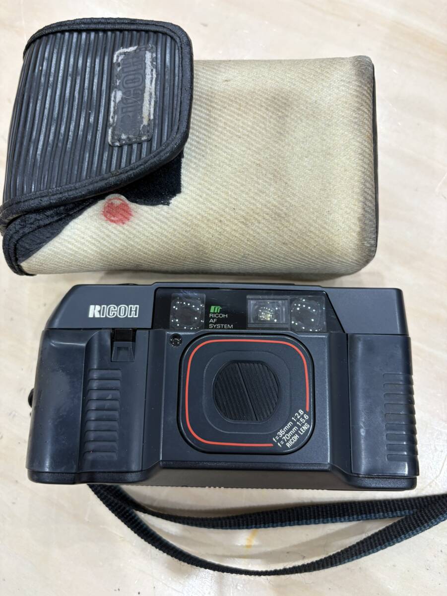 【O-5024】RICOH TF-500D 35⇔70mm 2焦点切替コンパクトカメラ 動作未確認 コレクション ジャンク　保管品　ヴィンテージ