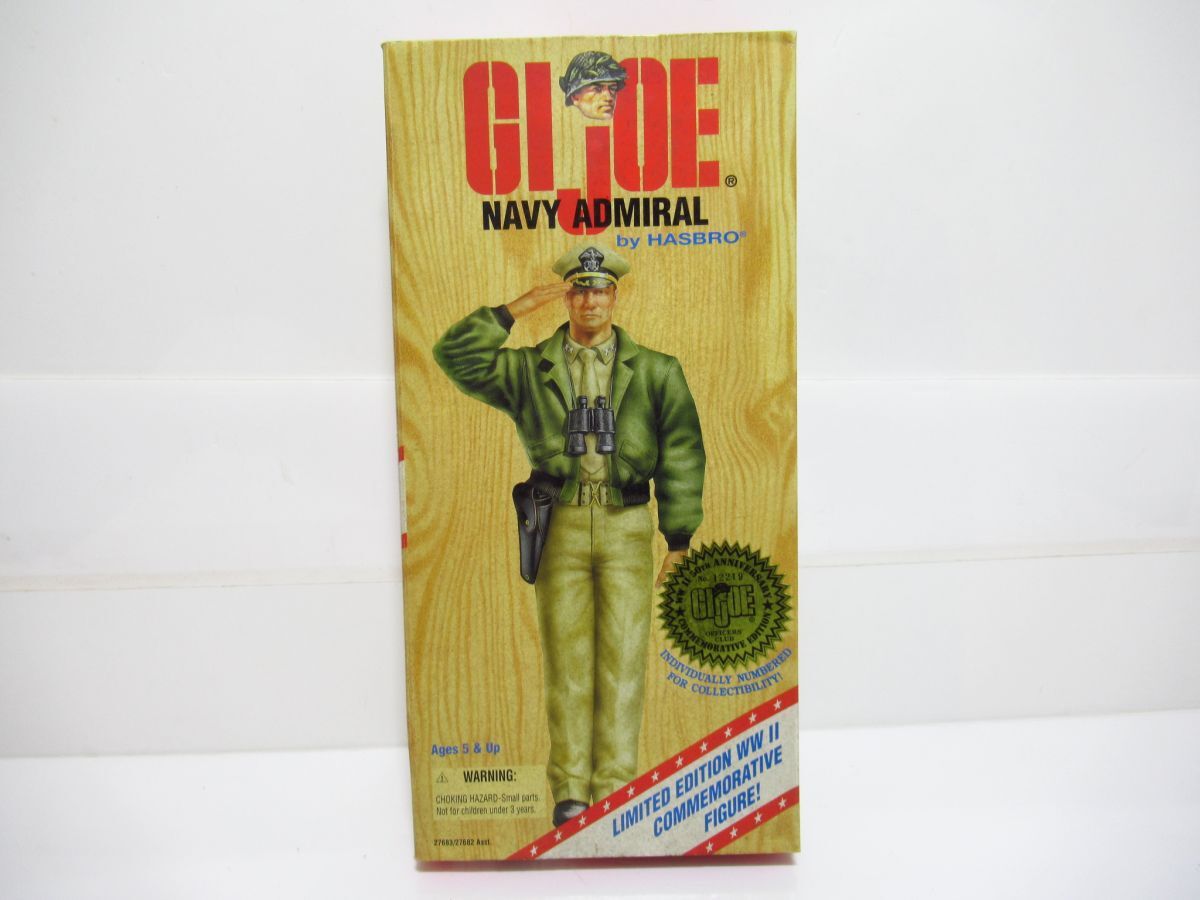 GI JOE LIMITED EDITION NAVY ADMIRAL フィギュア　[Dass60524]