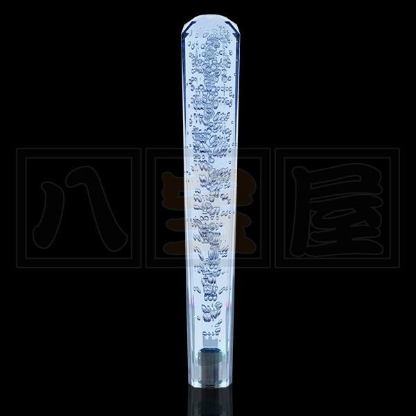 処分特価 台湾製 泡入り ダイヤ クリスタルシフトノブ ブルー 300mm M8 M10 M12 P1.25 トラック MT ドリフト