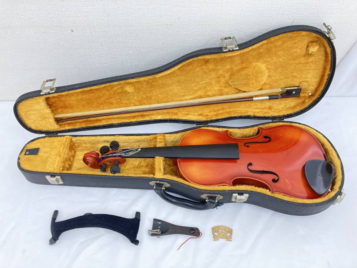 (ジャンク) SUZUKI バイオリン No.280 3/4 1982 ケース付き スズキ Violin 弦楽器 要メンテナンス品 中古現状品【IE168】(i)/