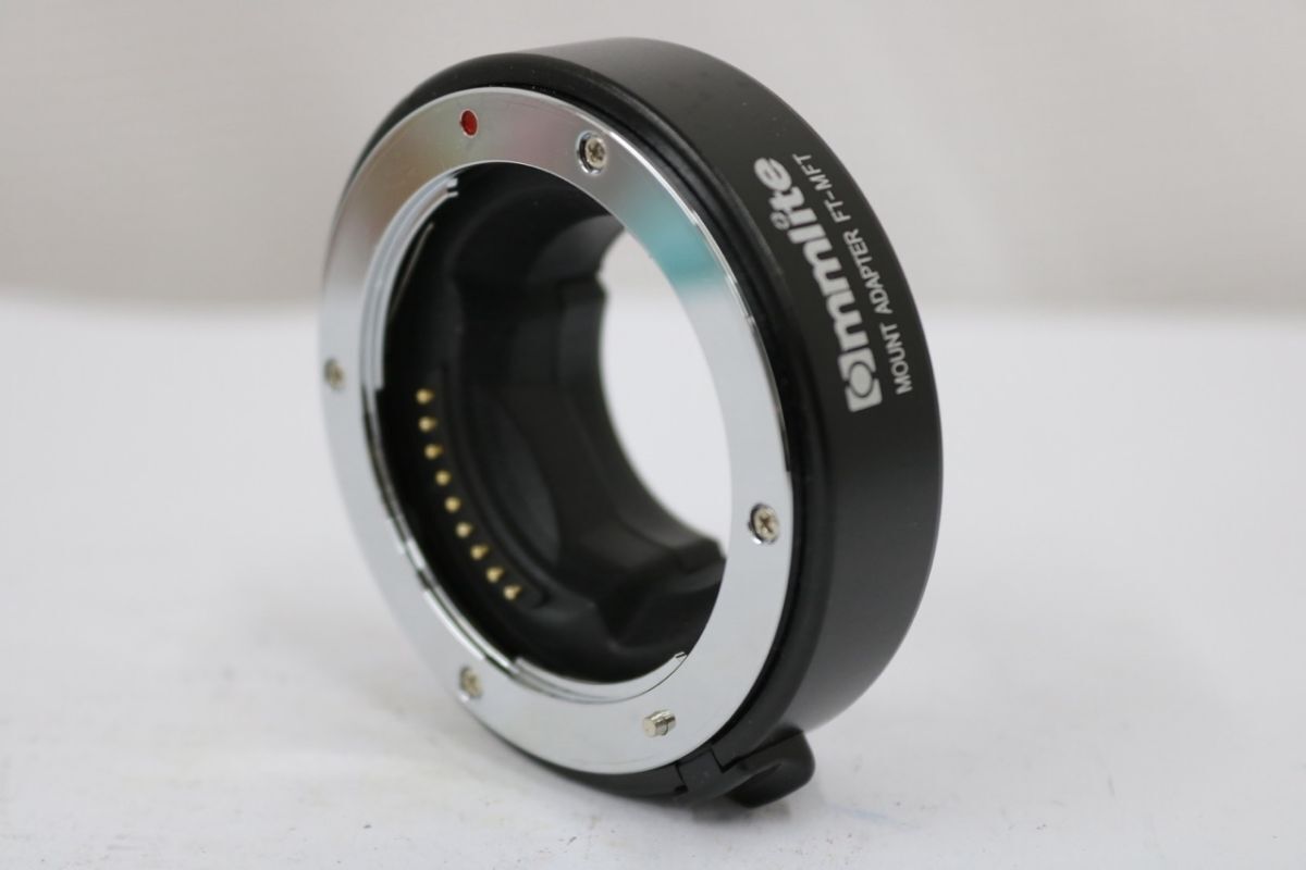 【美品 返品保証】 Commlite Mount Adapter FT-MFT フォーサーズ→マイクロフォーサーズ マウントアダプター e11910