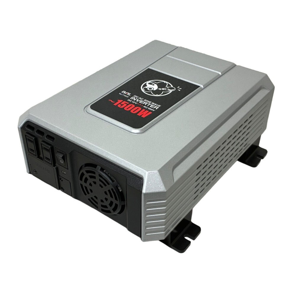 正弦波インバーター 1500W DC AC キャンプ アウトドア 防災グッズ DC12V車専用 大橋 T1500