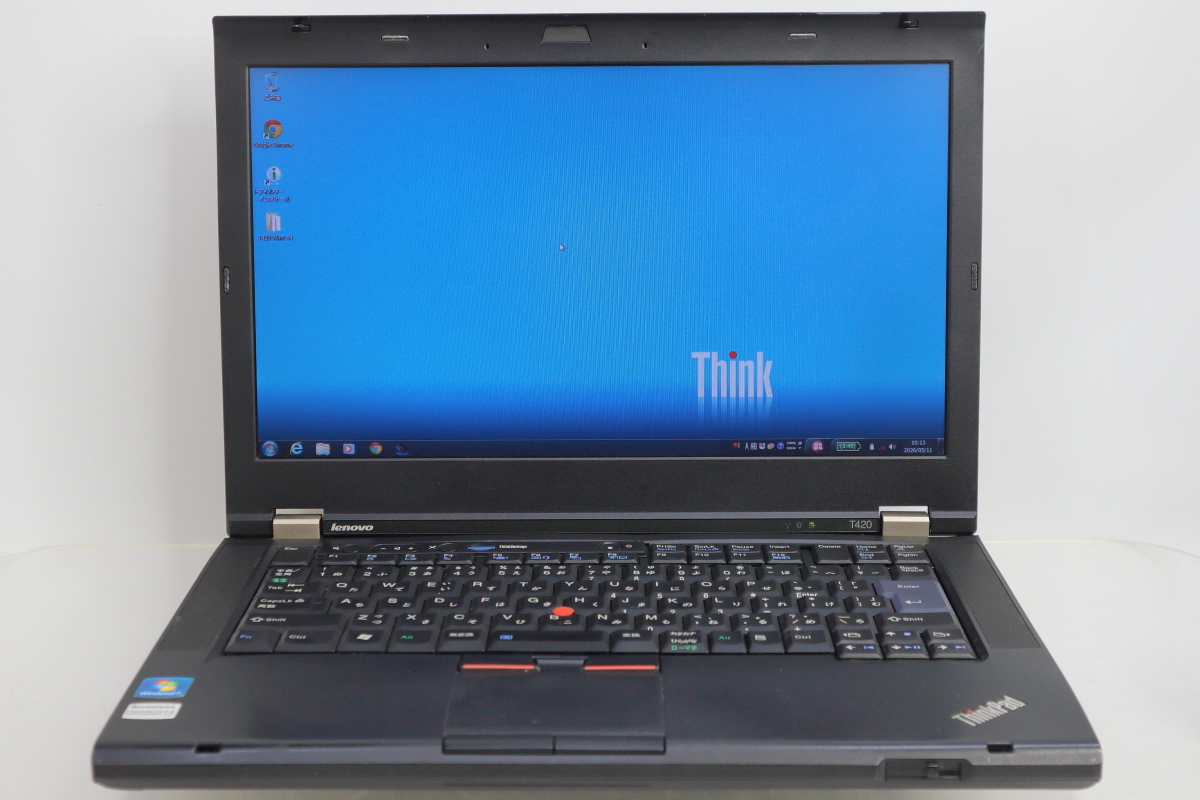 Lenovo ThinkPad T420 4180-RZ6/Core i7-2620M/8GBメモリ/HDD500GB/DVDマルチ/14.0TFT/バッテリー良好/Windows7 Professional 64bit #0511