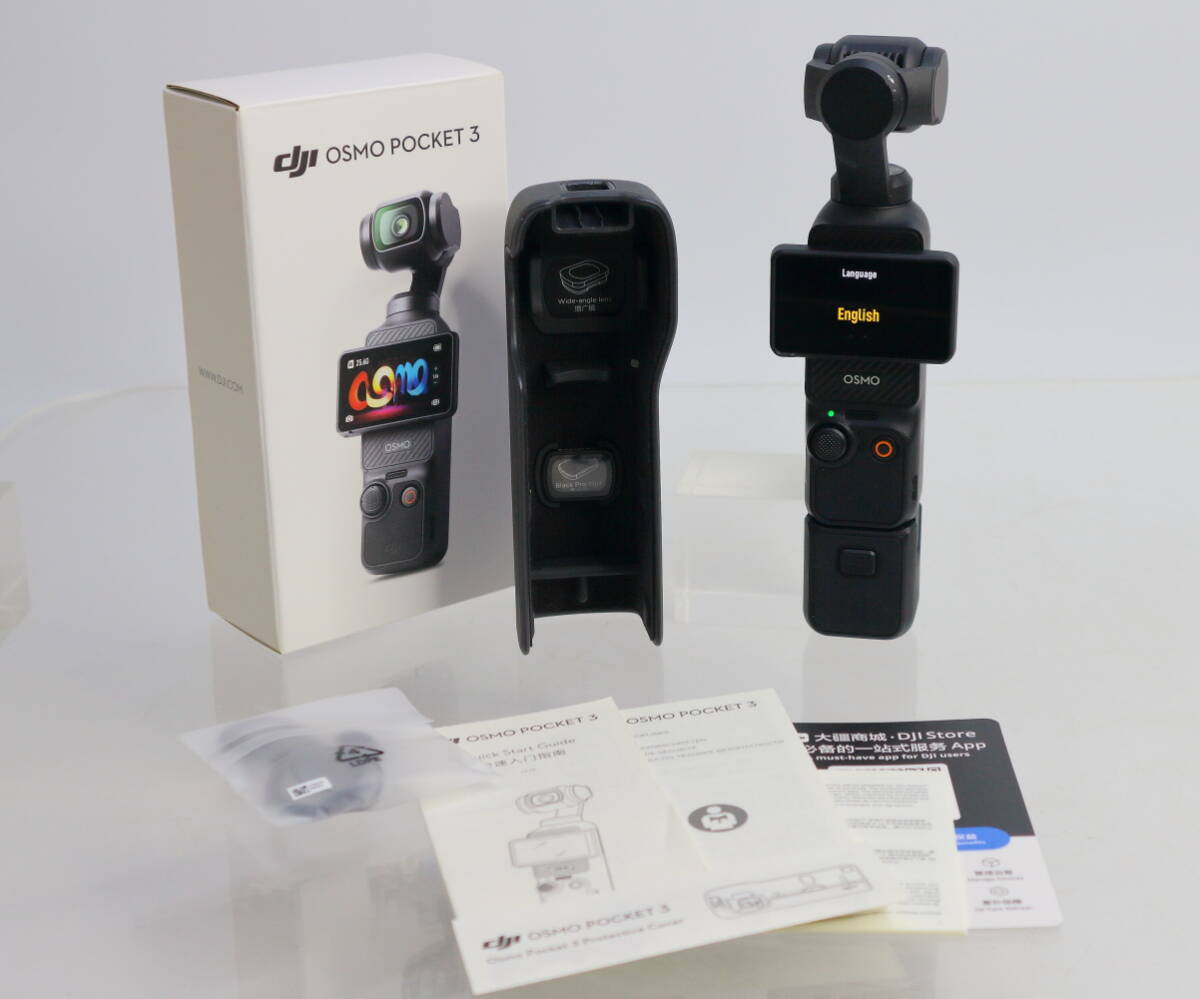 Y/アクションカメラ DJI OSMO POCKET 3 PP-101 / 箱 付属品 有 / 中古品