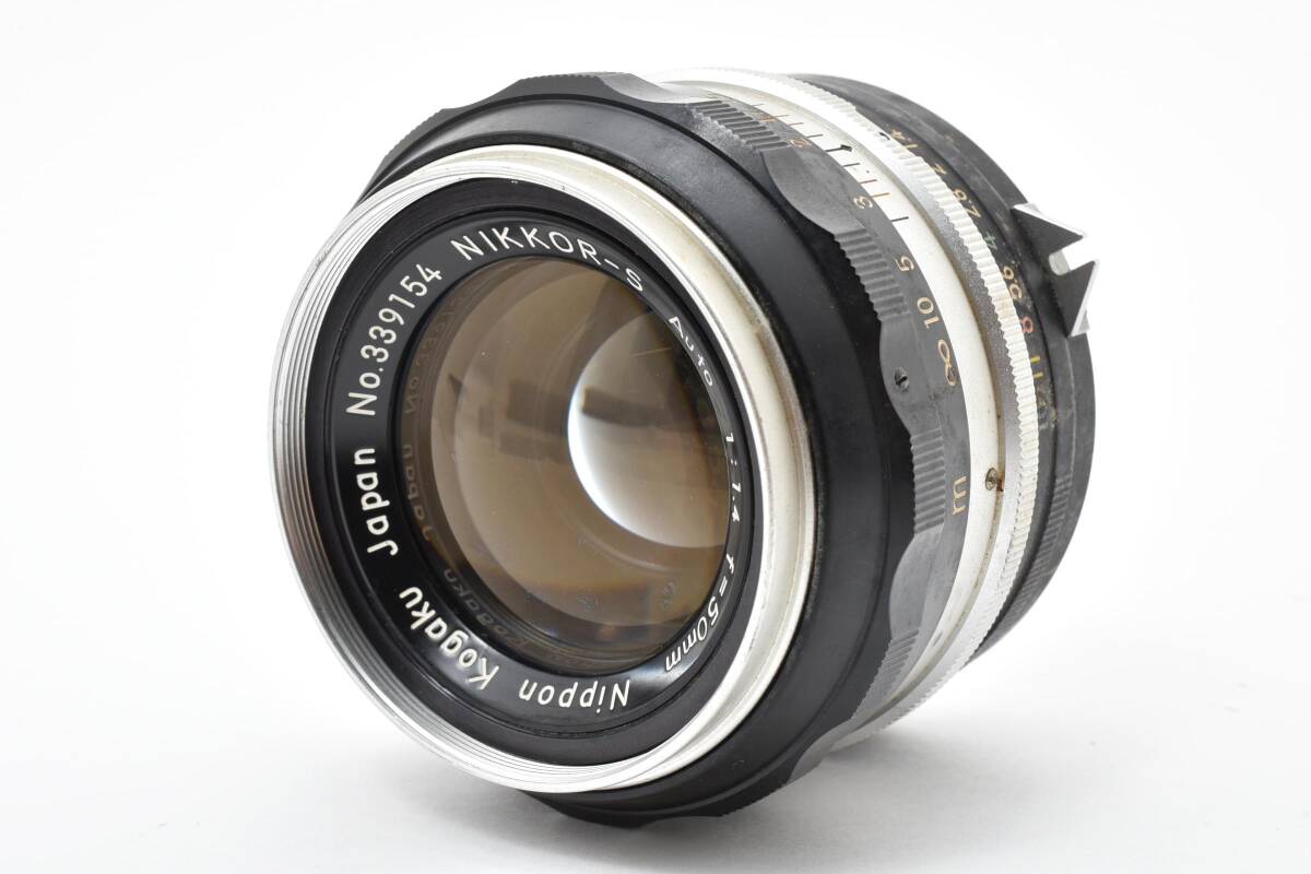 【実用品】Nikon ニコン Nikkor-S Auto 50mm F1.4 Cなし レンズ 【動作確認済】#2863423