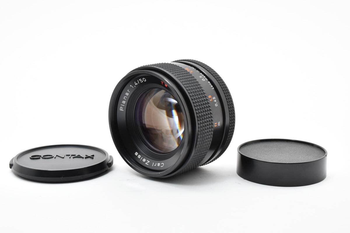 【特上美品】CONTAX Planar 50mm F1.4 AEJ Carl Zeiss 単焦点 カメラレンズ 【動作確認済】#2863429