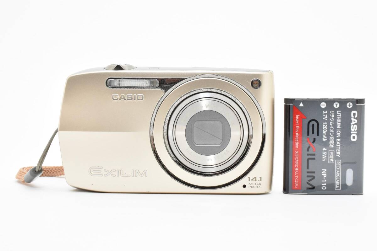 【極美品】カシオ CASIO EXILIM EX-Z2300 ゴールド コンパクトデジタルカメラ【動作確認済】#2884180