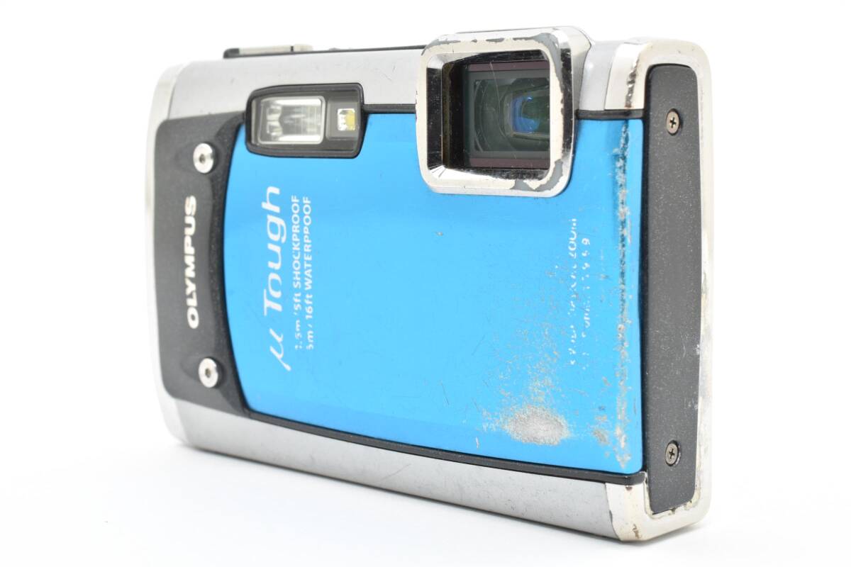 【実用品】オリンパス OLYMPUS μ Tough-6020 ブルー コンパクトデジタルカメラ【動作確認済】#2884206