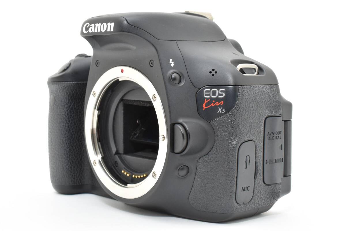 【特上美品】Canon キャノン EOS Kiss X50 デジタル一眼レフカメラ ボディ ★シャッター回数13,354回★【動作確認済】#2884217