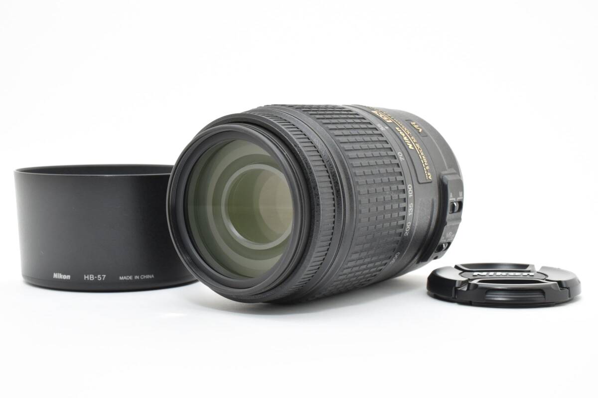 【特上美品】ニコン Nikon DX AF-S NIKKOR 55-300mm f4.5-5.6G ED VR AF 一眼カメラレンズ【動作確認済】#2884218