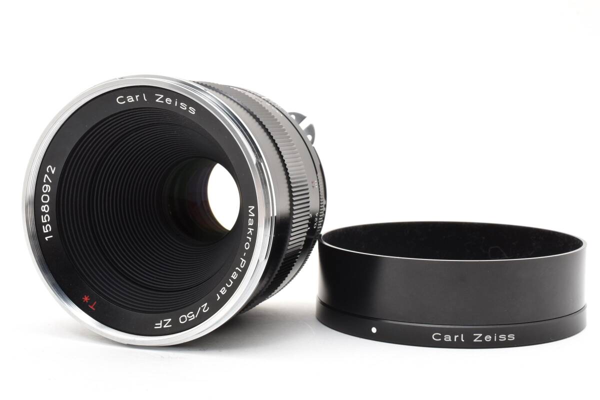 【美品】Carl Zeiss Makro-Planar T* 50mm F2 マクロプラナー Nikon用 単焦点レンズ カールツァイス　ニコン【動作確認済】#2893182