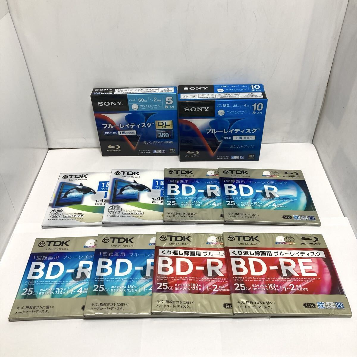 75-67 未開封 SONY 10BNR1VDPS4 TDK BD-R Blu-ray ブルーレイ ディスク まとめ