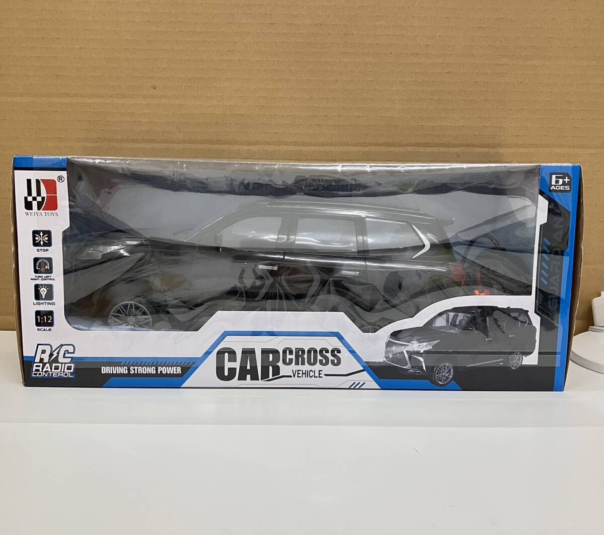 未開封 WEIYA TOYS CAR CROSS VEHICLE 1:12 SCALE ラジコン コレクション ブラック系