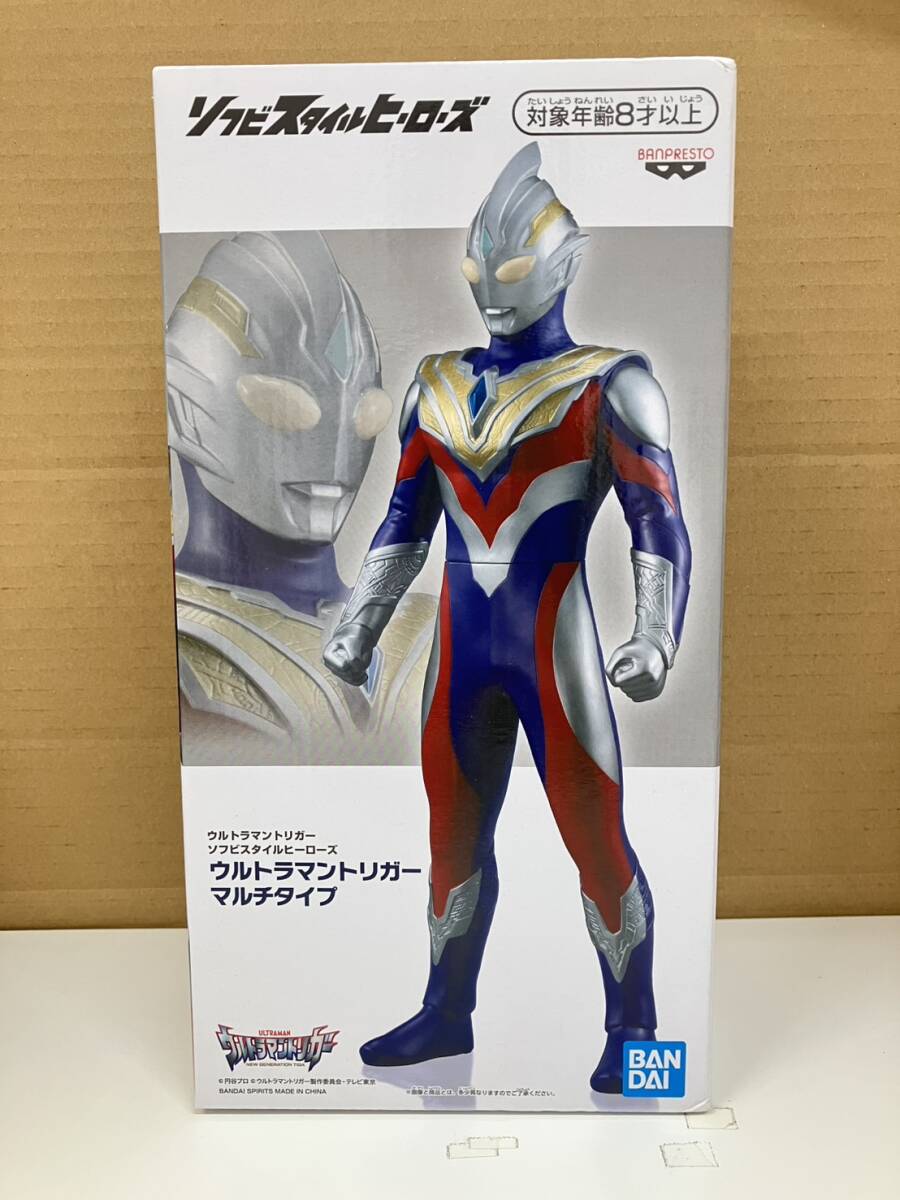 未使用 ウルトラマントリガー マルチタイプ ソフビスタイルヒーローズ フィギュア バンダイ