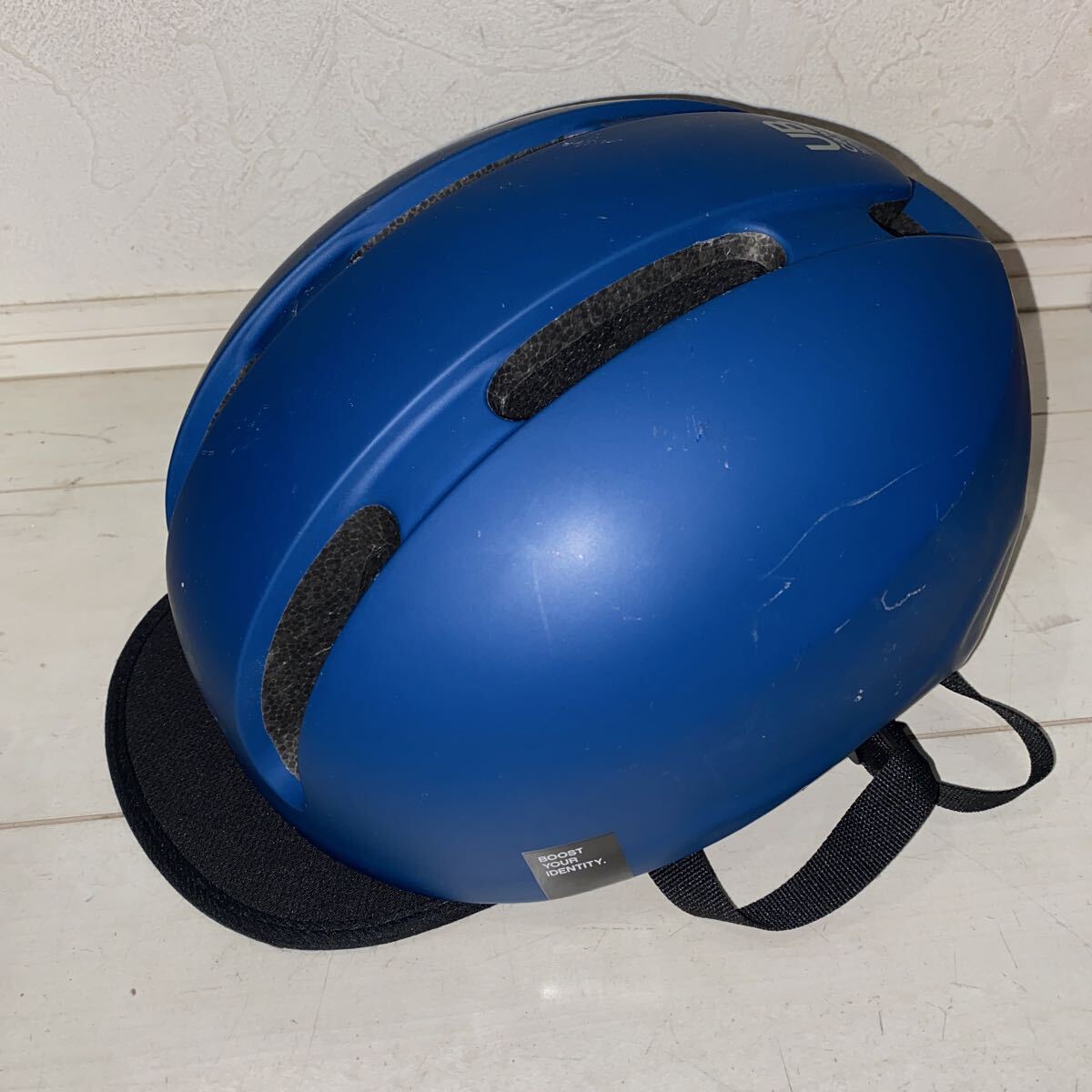★格安スタート★未使用訳あり品★OGK kabuto Canvas キャンバスアーバン サイクルヘルメット M-L(57-59cm) NVY 重量305g★売り切り★