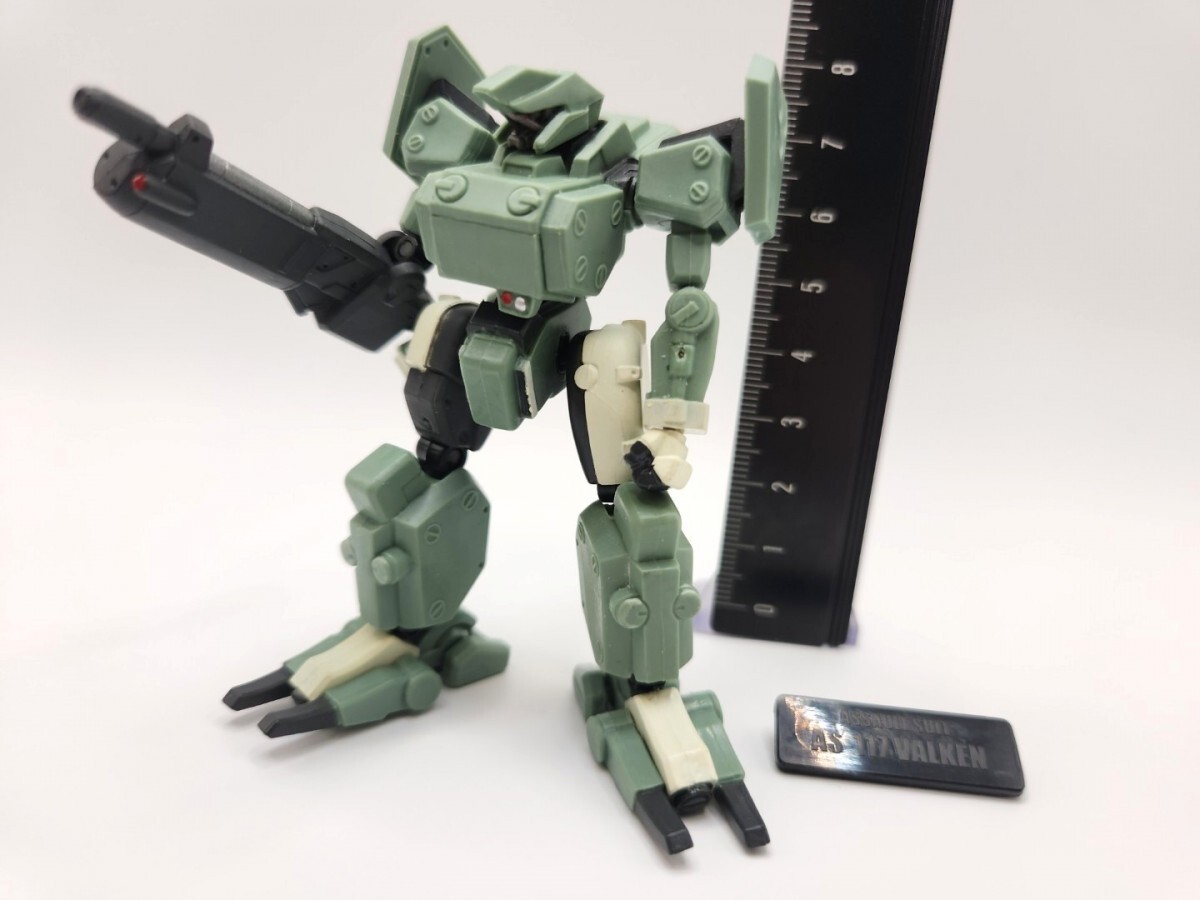 TFCビデオゲームロボティクスSRフィギュアASS-117A 重装機兵ヴァルケン(アナザーVer./グリーン)[26E12]Video Game Robotics VALKEN Figure