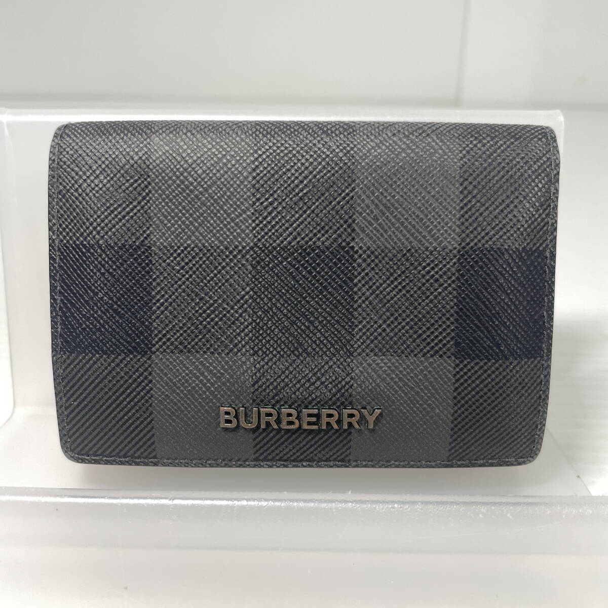 2604B0909 BURBERRY バーバリー チェック コンパクトウォレット 三つ折り財布