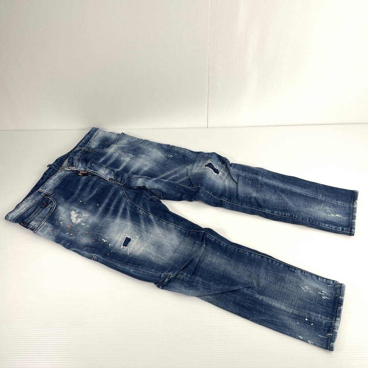 2604B1109 DSQUARED2 ディースクエアード タイディバイカー デニム S74LB0823 TIDI BIKER サイズ52