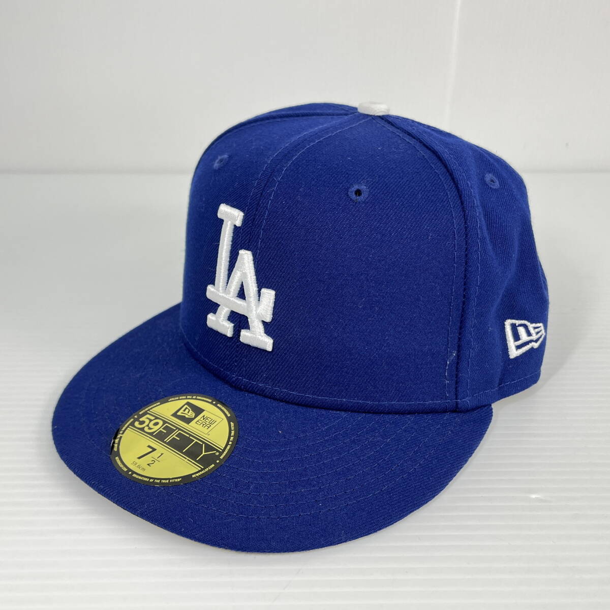 2604B0716 NEW ERA ニューエラ 59FIFTY ロサンゼルスドジャース LAロゴキャップ サイズ7 1/2 59.6cm 現状品