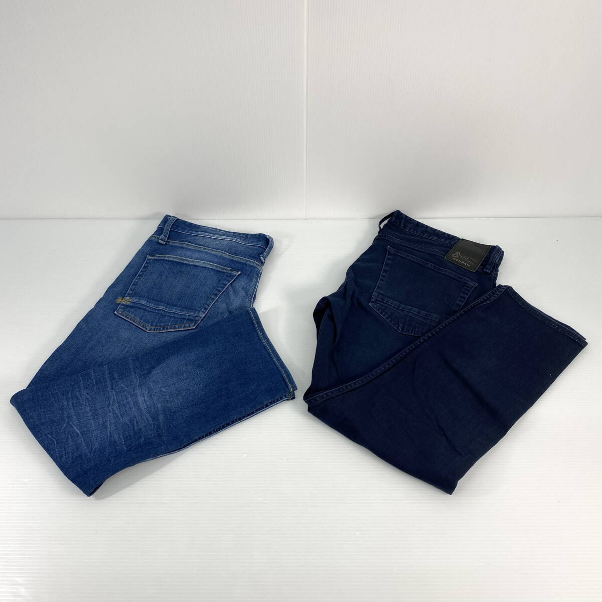 2604B1113 DENHAM デンハム RAZOR YORK W36 デニム 2本 現状品