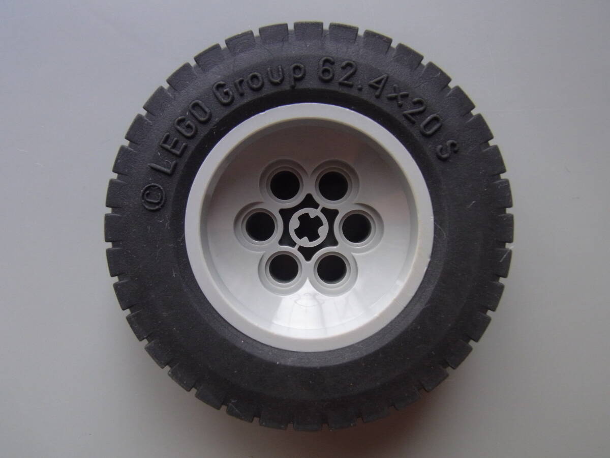 【中古】レゴ・テクニック[LEGO Technic]用ホイール&タイヤセット [86652+32019(86652c01)] 新灰 #42049, #42079 #42009他 ※複数在庫品