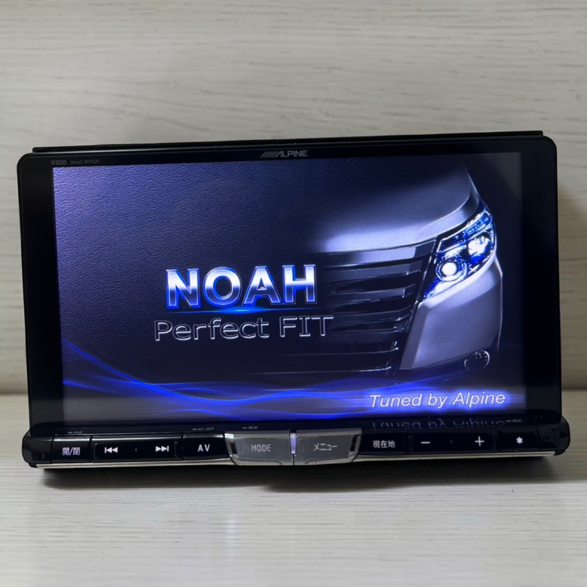X900 ALPINE アルパイン　2019年　カーナビ　ケーブル付属　美品 フルセグ Bluetooth