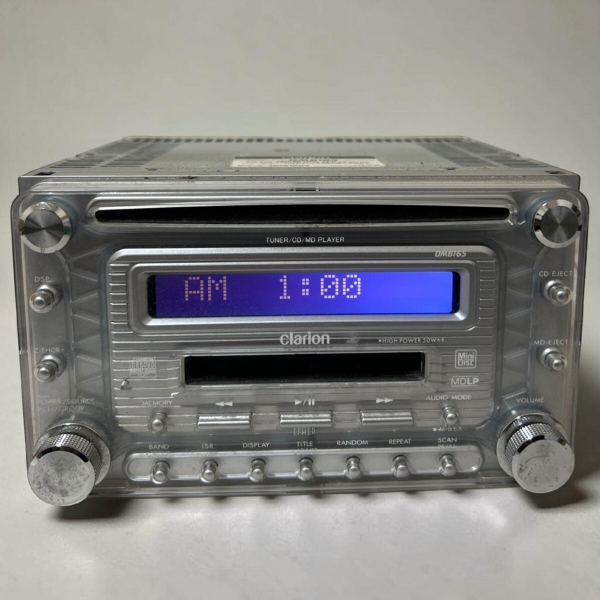 DMB165 クラリオン 2DIN カーオーディオ CD MD clarion