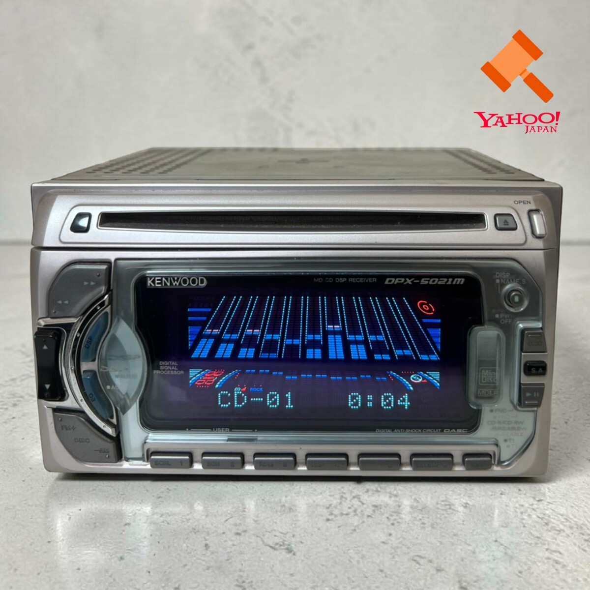 DPX-5021M　KENWOOD　ケンウッド　CD/MDプレーヤー　 カーオーディオ