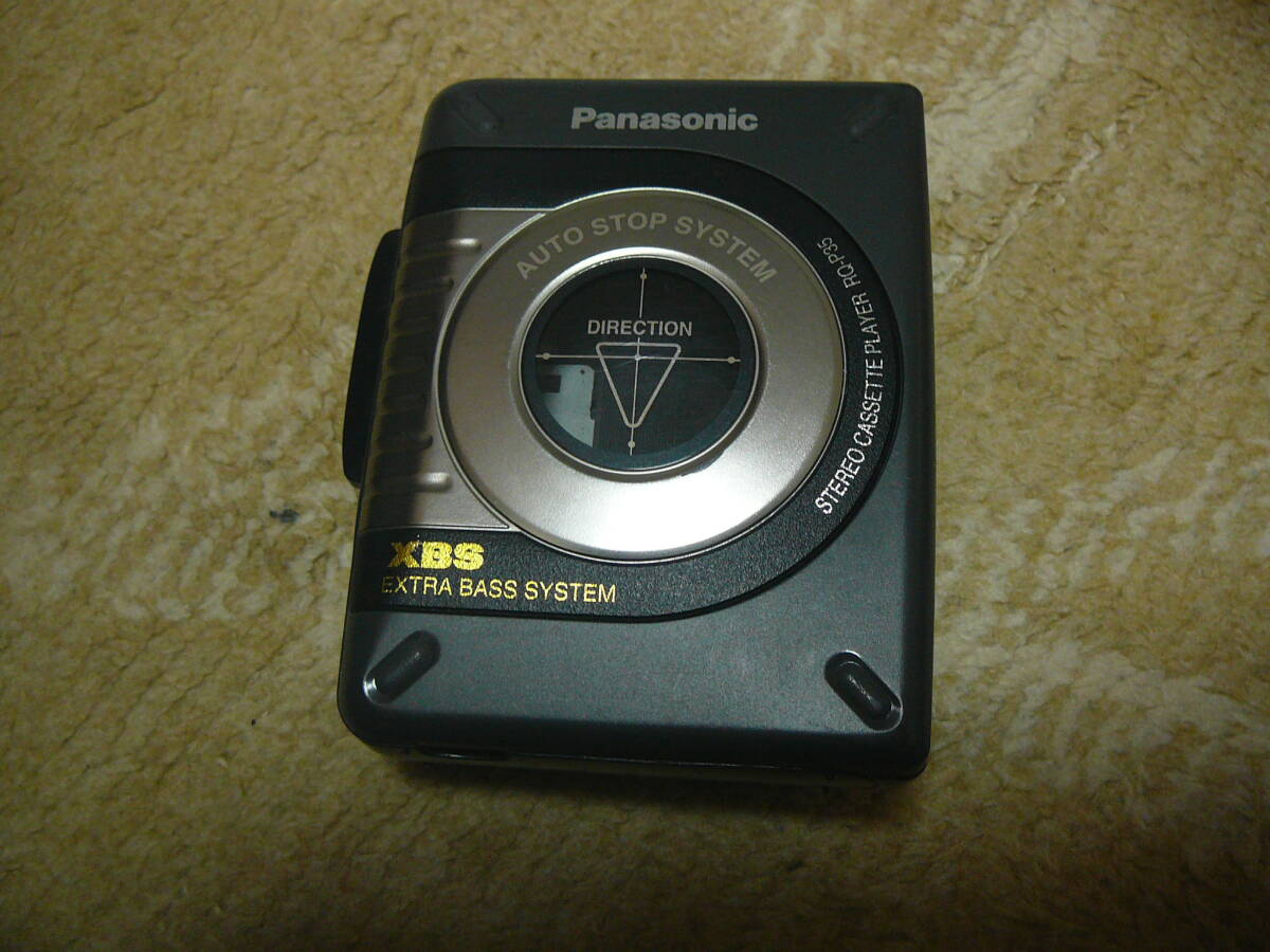 ★☆Panasonic パナソニック カセットプレーヤー RQ-P35-K 通電OK ジャンク 送料無料☆★