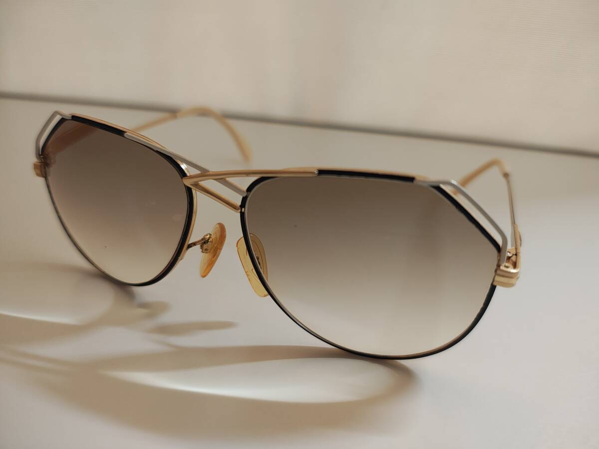 1円スタート　CAZAL カザール 度有 サングラス 眼鏡 メガネ ⑫