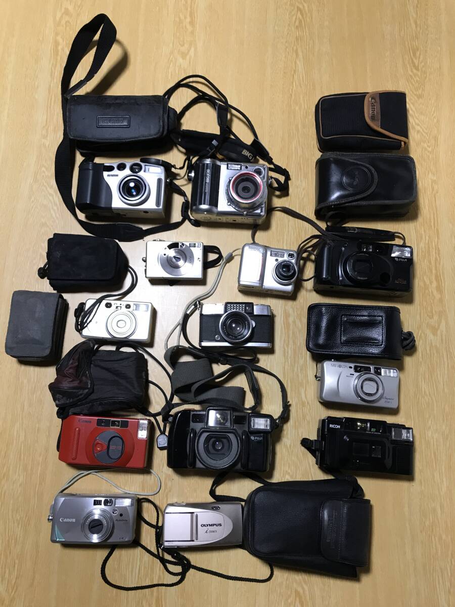 ★Canon キャノン/ Nikon ニコン/ Minolta ミノルタ/ Olympus オリンパス/ Casio カシオ/ Fuji フジ コンパクト フィルムカメラ ★#192