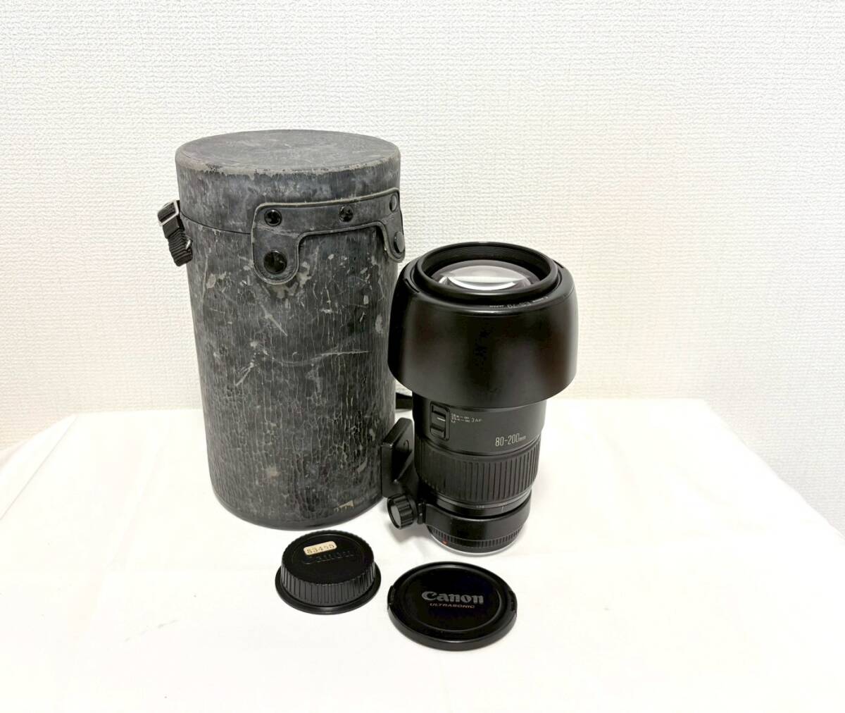 H2686*15　Canon　キャノン　ズームレンズ　EF 80-200mm 1:2.8L　カメラ用レンズ　ブラック　レンズフード　ES-79　