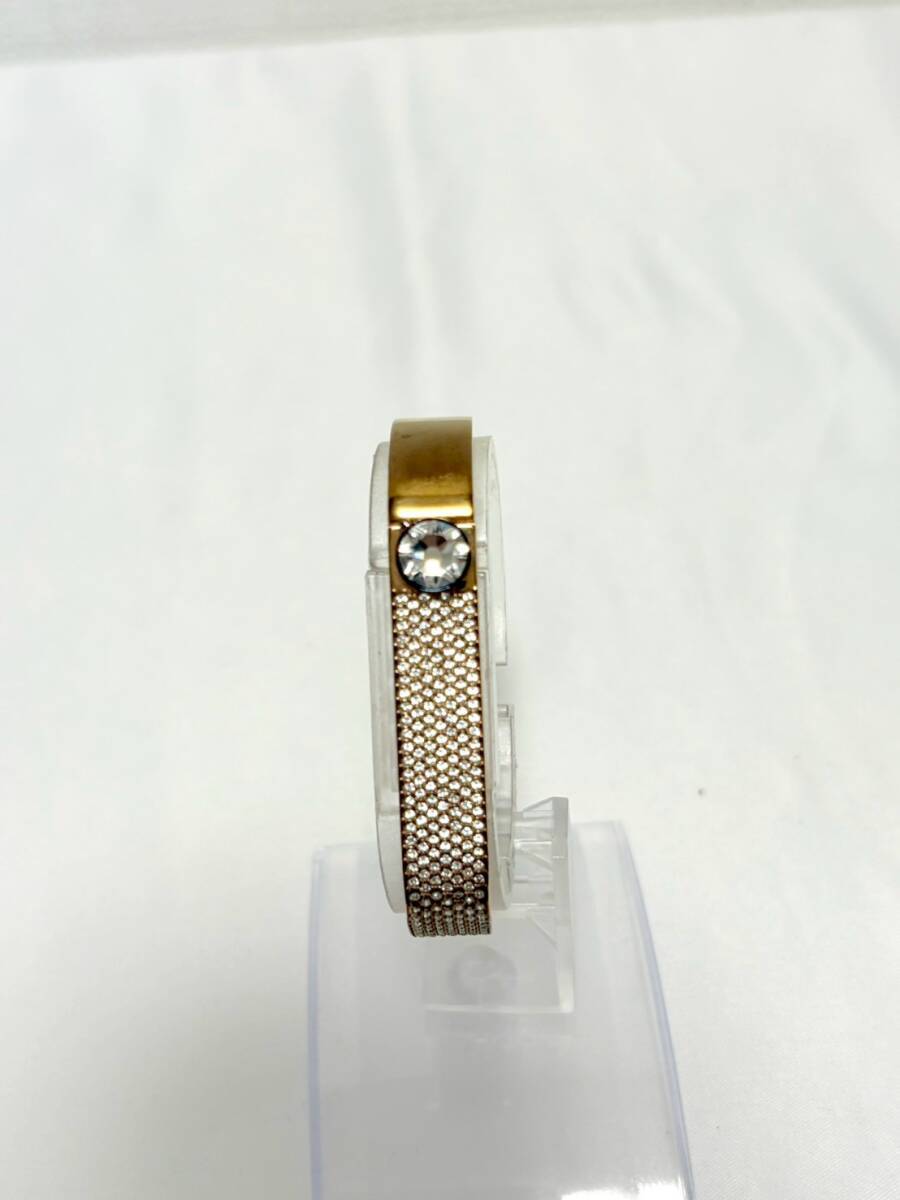 H2689*0.2　SWAROVSKI　スワロフスキー　ブレスレット　ラインストーン　バングル　ゴールドカラー　アクセサリー　レディース