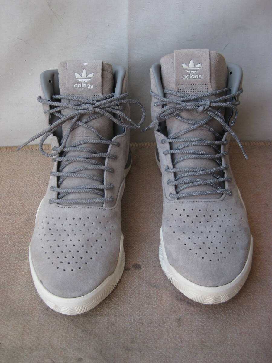 ★adidas 　ハイカットスニーカー 　TUBULAR ISTNT 　　S80084 　グレー　　２６.5cm 　美品