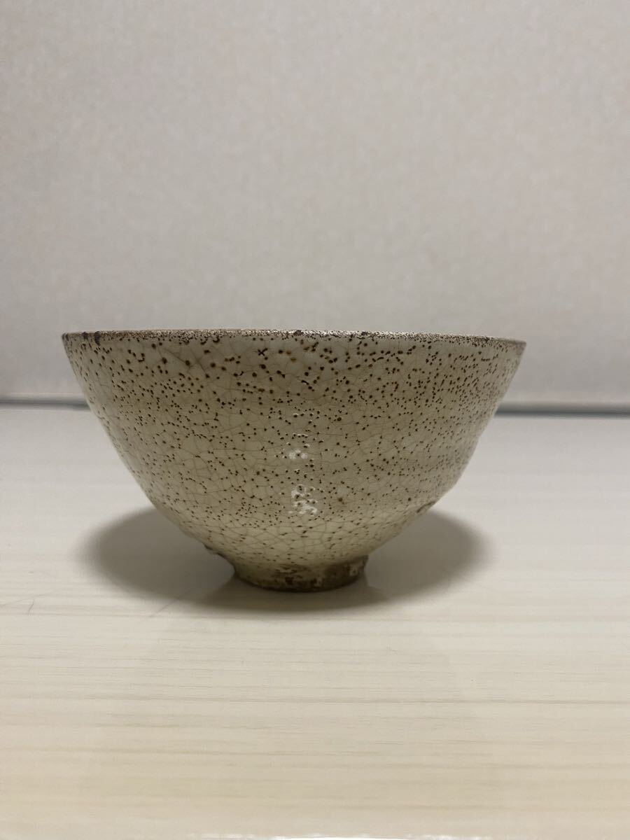 朝鮮古美術　李朝　粉引　茶碗　抹茶碗　煎茶碗　時代　唐物　茶道具　茶器　骨董品　古美術品　韓国　高麗　古陶磁【55】
