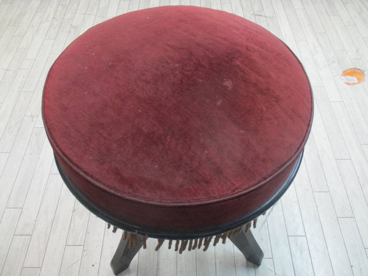 ピアノ用高低自在丸椅子中古
