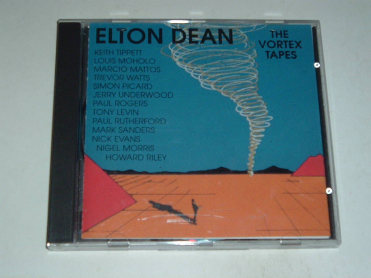 ジャズロック★ELTON DEAN/THE VORTEX TAPES★90年録音★Keith Tippett★フリーインプロ