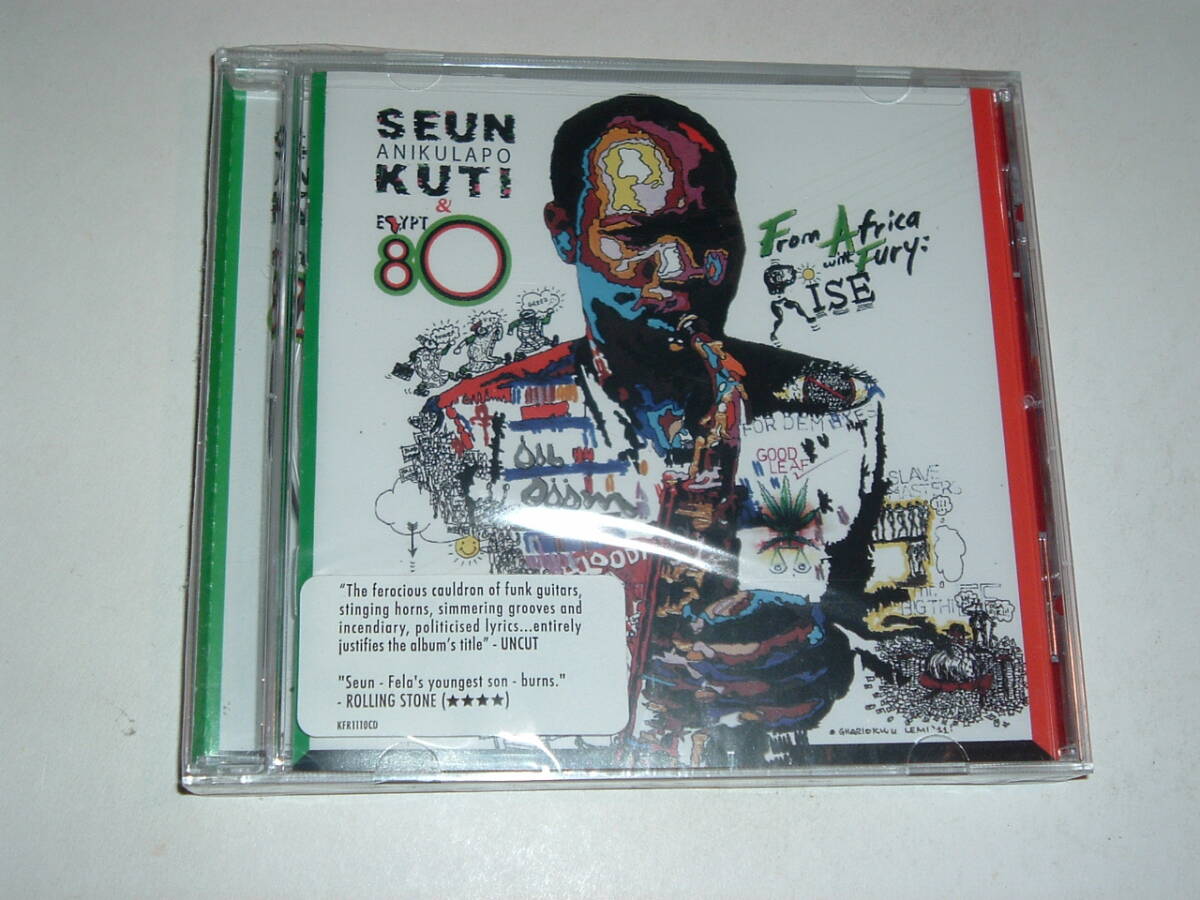 未開封シールド★アフリカ★SEUN Anikulapo KUTI & EGYPT 80/FROM AFRICA WITH FURY RISE★11年★BrianEnoPrd