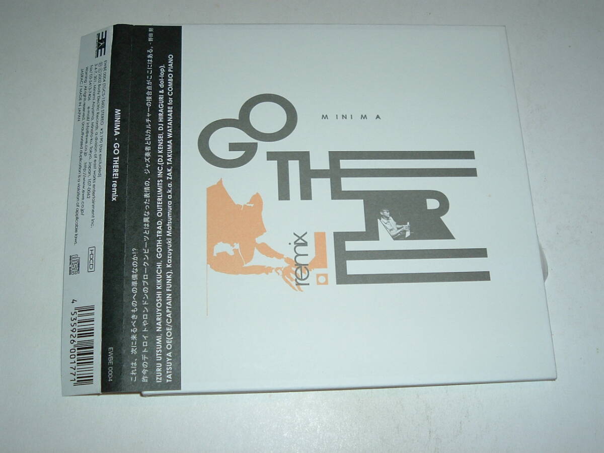 帯付紙ジャケ★MINIMA/GO THERE remix★オリジナル南博リミックス