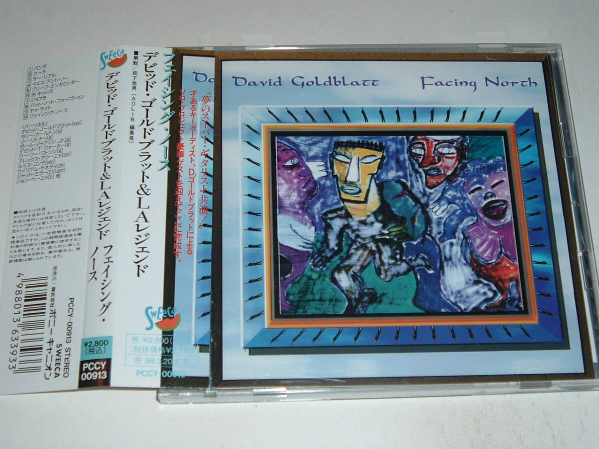 帯付★DAVID GOLDBLATT/FACING NORTH★96年★ DavidT.Walker LarryCarlton LeeRitenour WahWahWatson PaulJacksonJr.