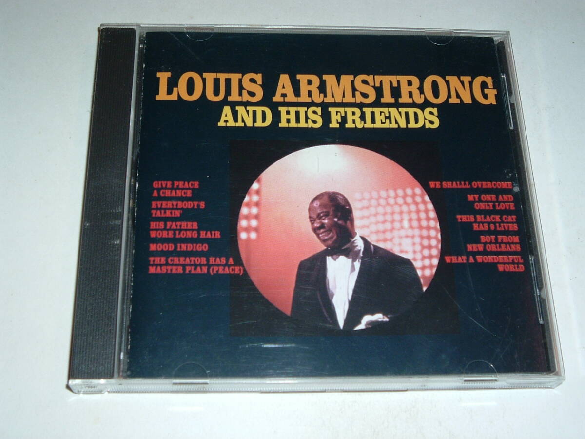 LOUIS ARMSTRONG AND HIS FRIENDS★70年★珍JohnLennon GivePeaceAChanceカバー入★サッチモ