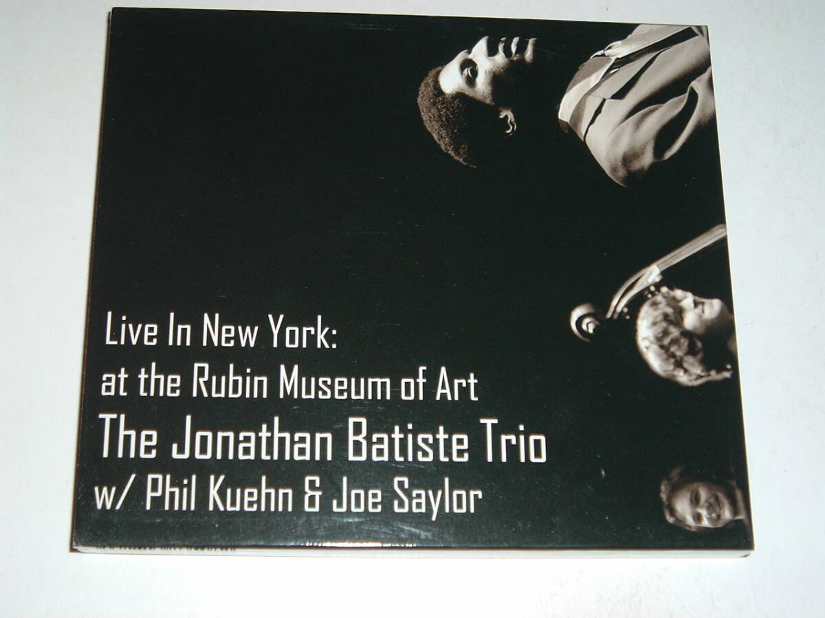 ピアノトリオ★日本盤AGATE★JONATHAN BATISTE TRIO/Live In New York At The Rubin Museum Of Art