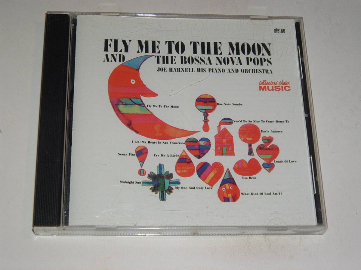 心地良いムード★JOE HARNELL His Piano & Orchestra/FLY ME TO THE MOON and THE BOSSA NOVA POPS★63年★ジャズボッサ ラウンジ イージー