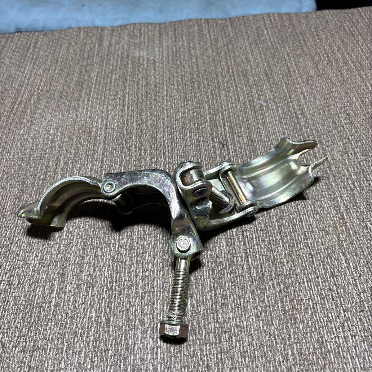 中古固定クランプ48.6 足場 DIY 工事現場単管クランプ直交